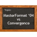 MasterFormat '04 vs Convergence